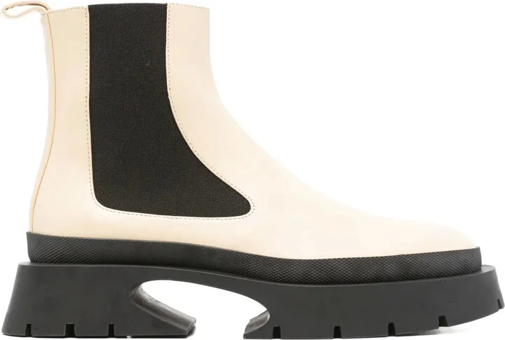 chunky-sole Chelsea boots
