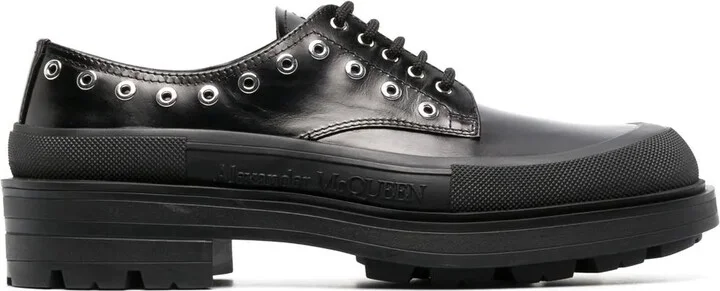 chunky-sole Derby shoes