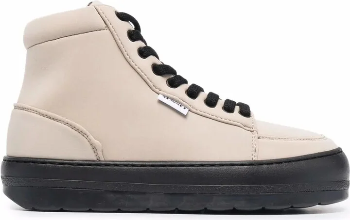 Chunky-Sole High Top Sneakers