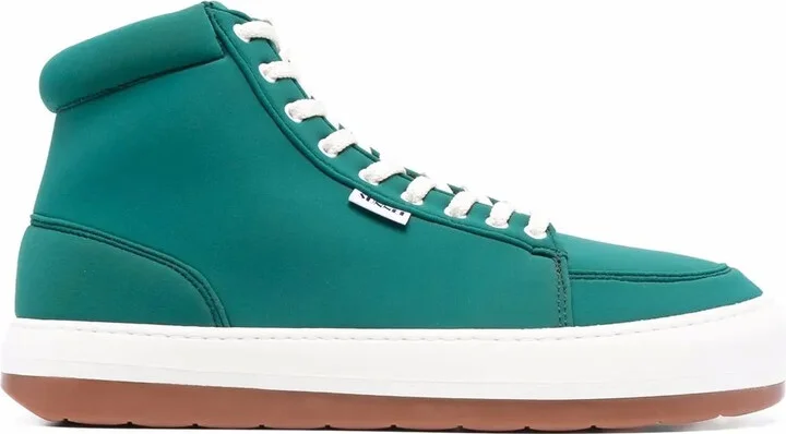 Chunky-Sole High Top Sneakers
