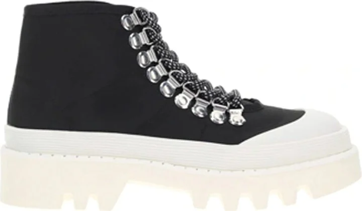 Chunky-sole High-top Sneakers