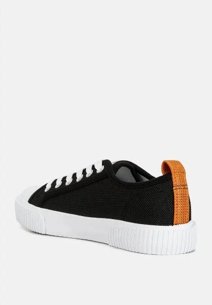 Chunky Sole Knitted Textile Sneakers Women - Image 2