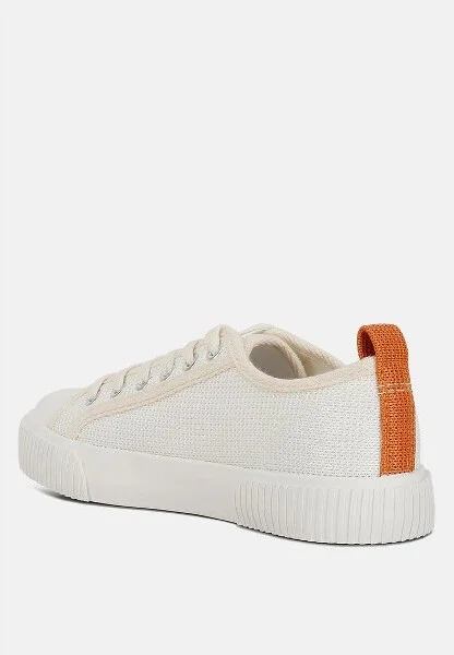 Chunky Sole Knitted Textile Sneakers Women - Image 3