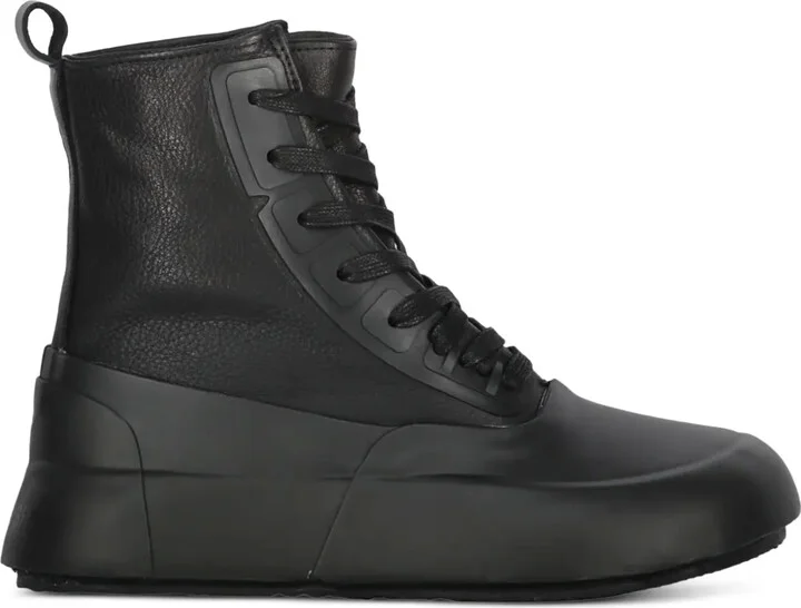 Chunky-Sole Lace-Up Sneakers