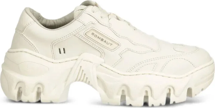 Chunky-Sole Lace-Up Sneakers