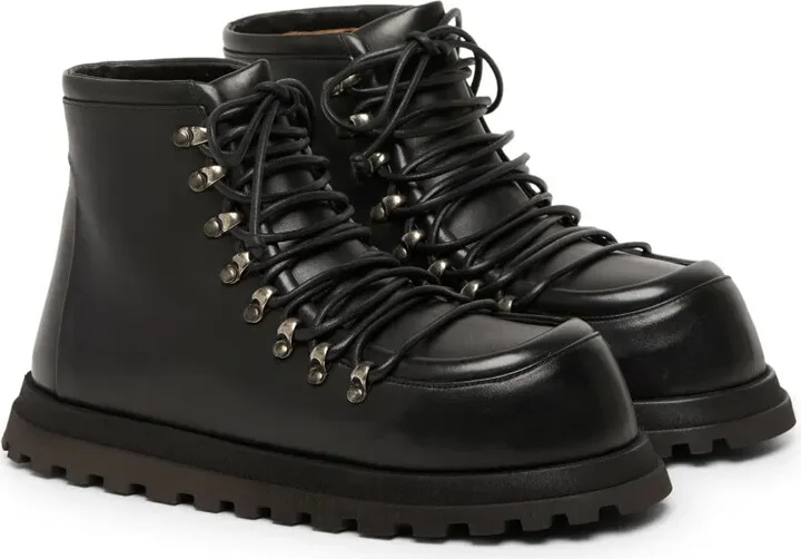 Chunky-Sole Leather Boots - Image 2