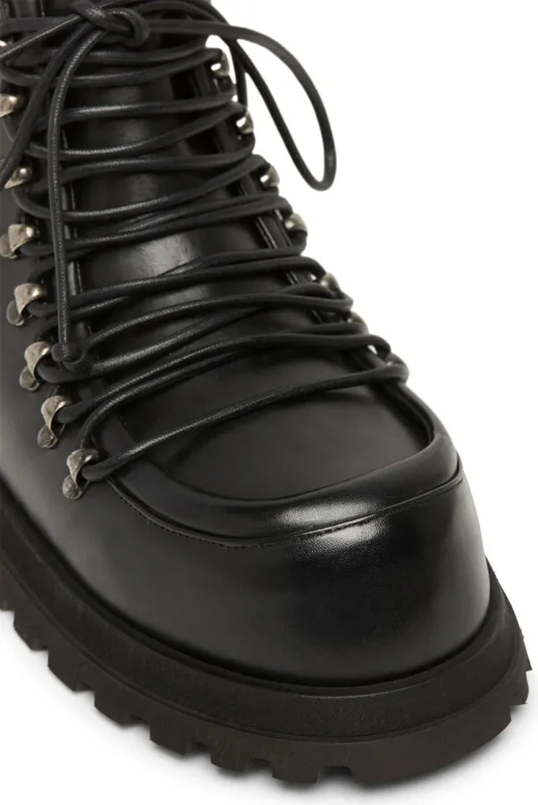 Chunky-Sole Leather Boots - Image 4
