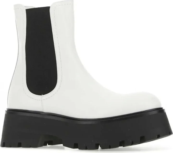 Chunky-Sole Leather Boots - Image 2