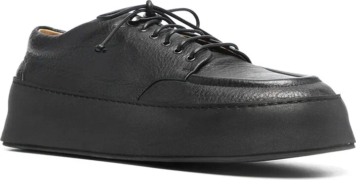 Chunky-Sole Leather Derby Shoes - Image 2