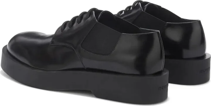 chunky-sole leather Derby shoes - Image 3
