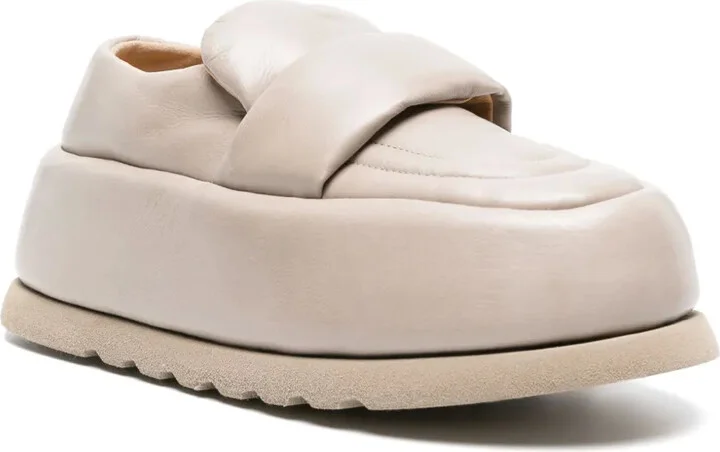 Chunky-Sole Leather Loafers - Image 2