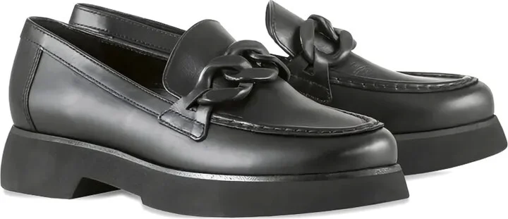 Chunky-Sole Leather Loafers - Image 2