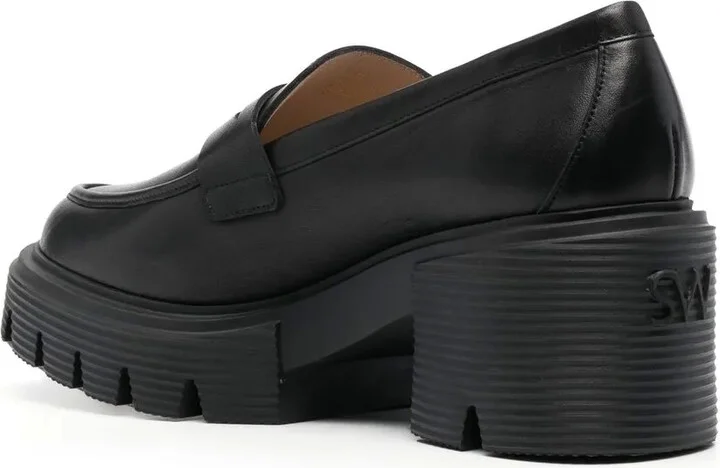 Chunky-Sole Leather Loafers - Image 3