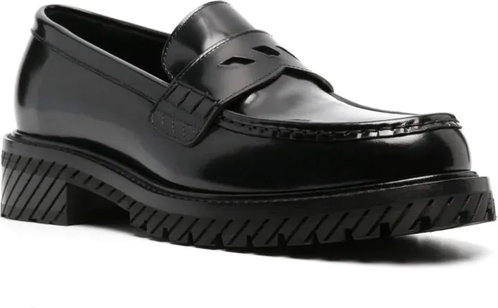 Chunky-Sole Leather Loafers - Image 2