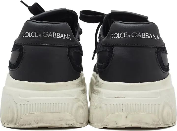 Chunky-Sole Leather Sneakers - Image 4