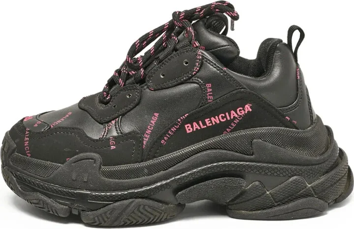 Chunky Sole Logo-Print Sneakers