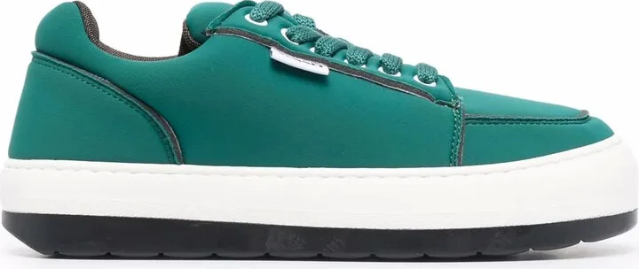 Chunky-Sole Low Top Sneakers