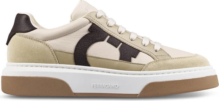 Chunky Sole Sneakers With Calf Leather