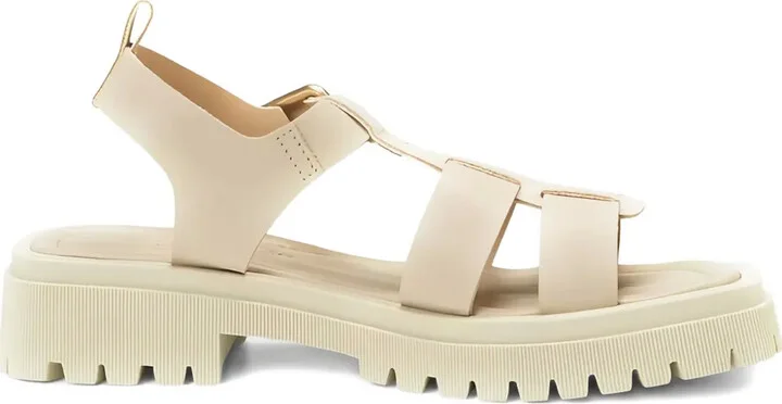 Chunky-Sole Strapped Sandals