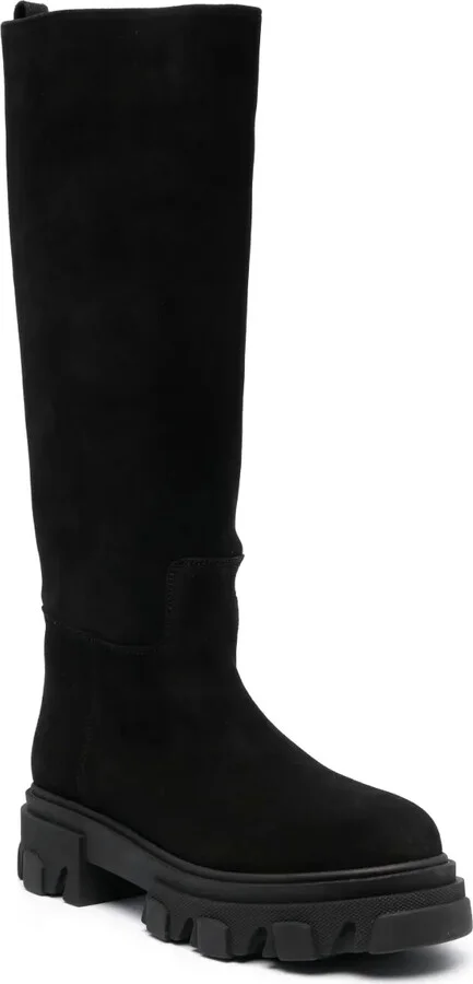 Chunky-Sole Suede Boots - Image 2