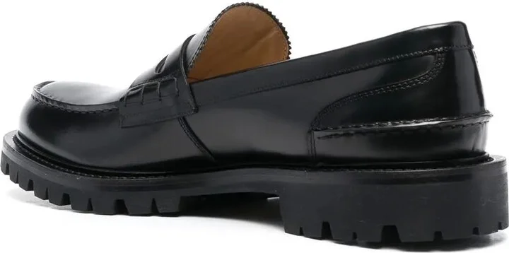 Chunky-Soled Leather Loafers - Image 3