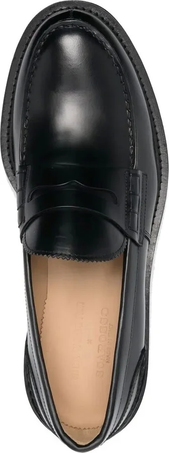 Chunky-Soled Leather Loafers - Image 4