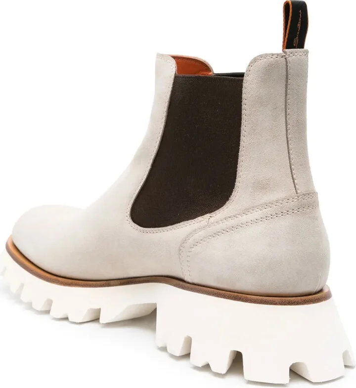 chunky suede Chelsea boots - Image 3