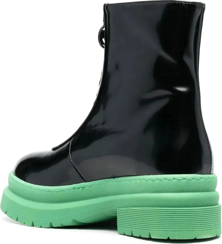 Chunky Zip-Up 60mm Boots - Image 3