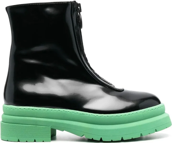 Chunky Zip-Up 60mm Boots