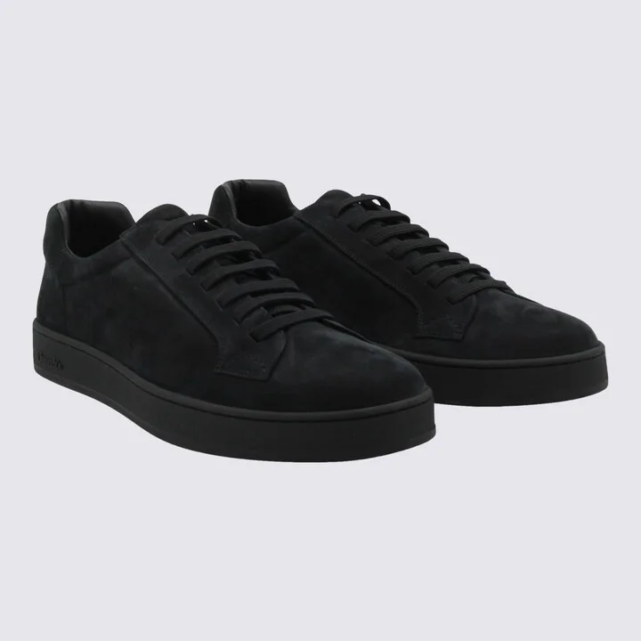 Church'S Black Leather Ludlow Sneakers - Image 2