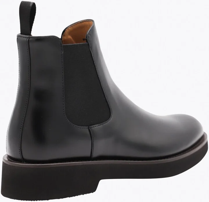 Church'S Black Leather Monmouth Boots - Image 3