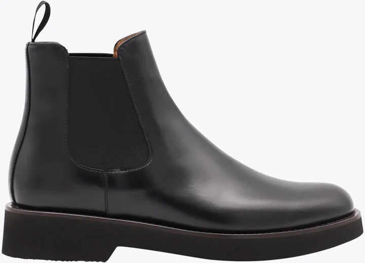 Church'S Black Leather Monmouth Boots