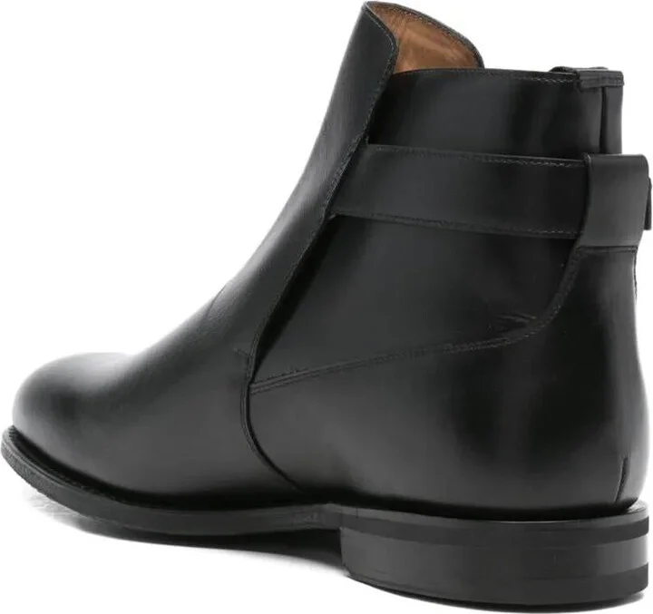 Church'S Buckle-Fastening Leather Ankle Boots Shoes - Image 3