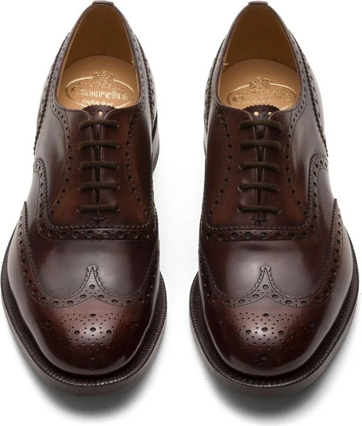 Church'S Burwood Oxford Brogue Shoes - Image 3