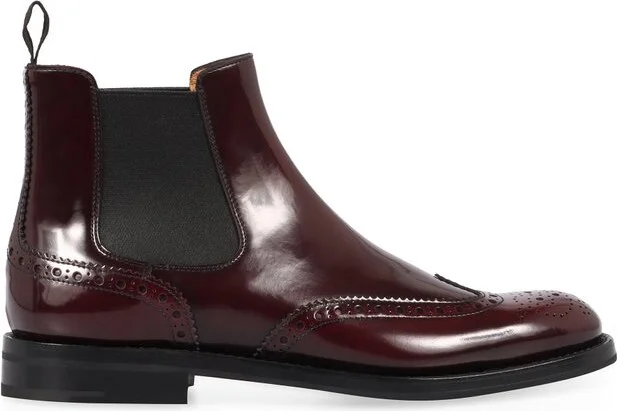 Church's Ketsby Brogue Detailed Chelsea Boots