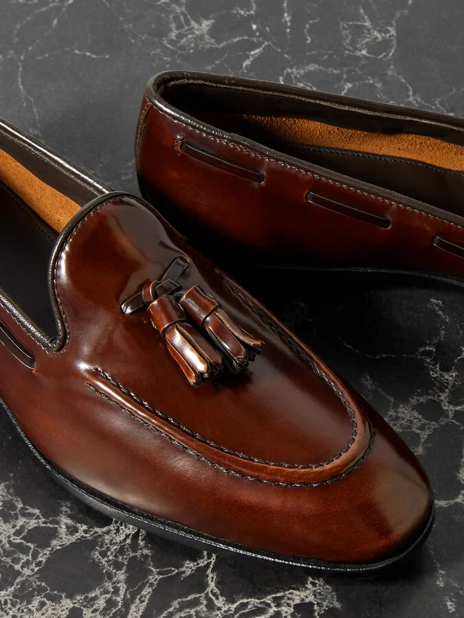 Church's - Maidstone Tasseled Leather Loafers - Brown - Image 4