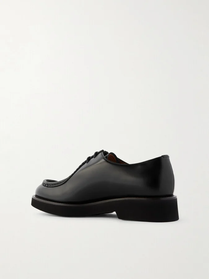 Church's - Nelly Glossed-leather Derby Shoes - Black - Image 3