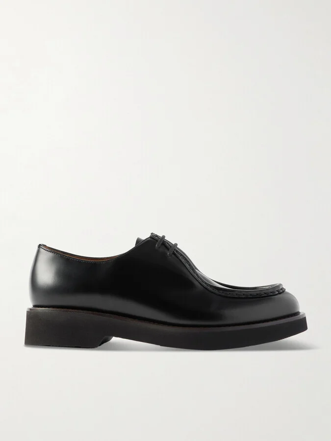 Church's - Nelly Glossed-leather Derby Shoes - Black