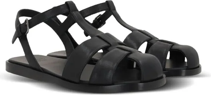 Church'S Odyssey Nappa Leather T-Strap Sandals Shoes - Image 2