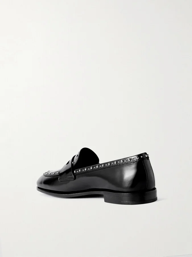 Church's - Onyx Studded Leather Loafers - Black - Image 3