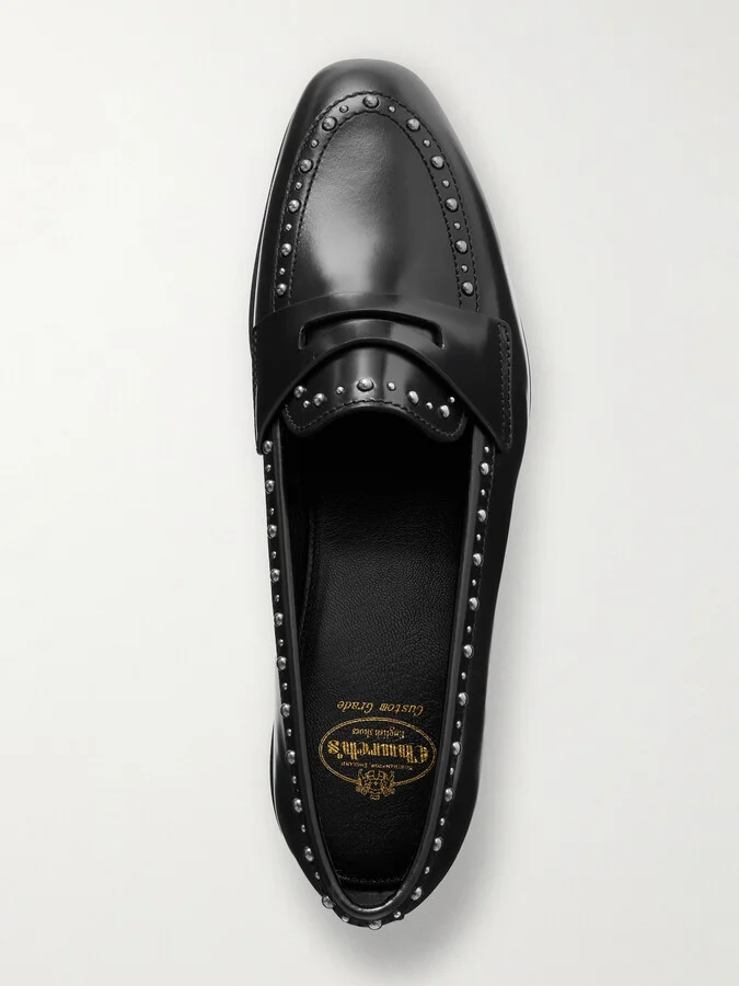 Church's - Onyx Studded Leather Loafers - Black - Image 5