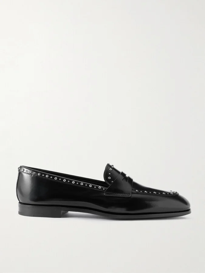 Church's - Onyx Studded Leather Loafers - Black