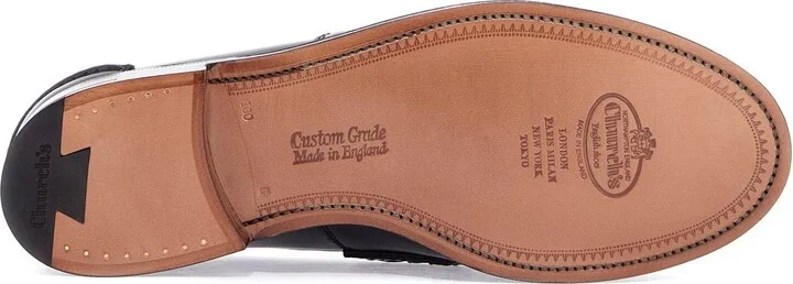 CHURCH'S pembrey glossy leather loafers - Image 5