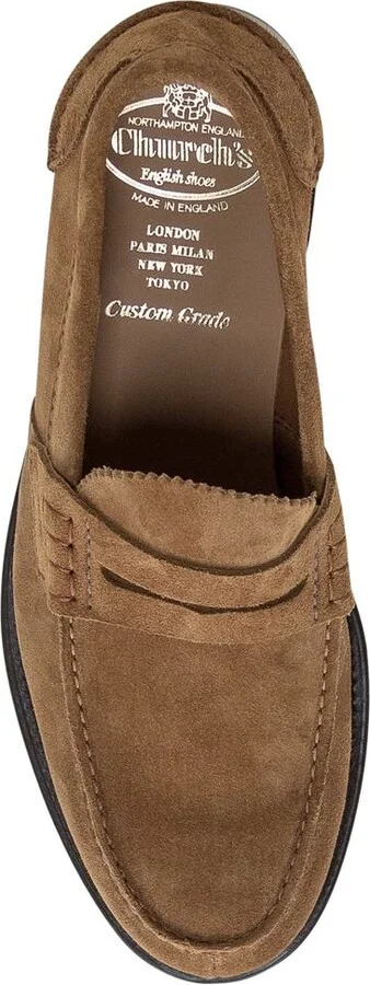 Church'S Pembrey Loafer In Suede Leather - Image 4