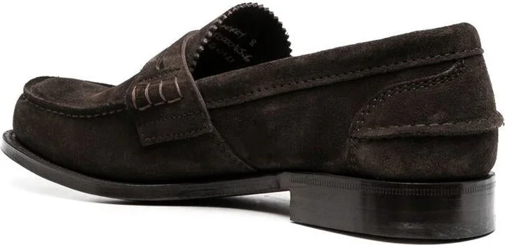 Church'S Pembrey Suede Penny Loafers Shoes - Image 4