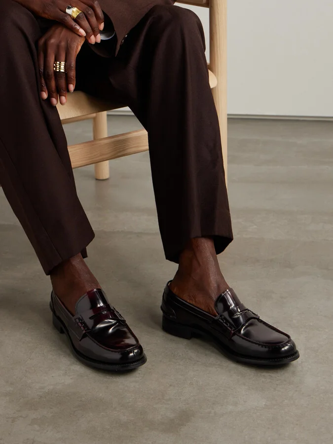 Church's - Pembrey W Leather Loafers - Burgundy - Image 2