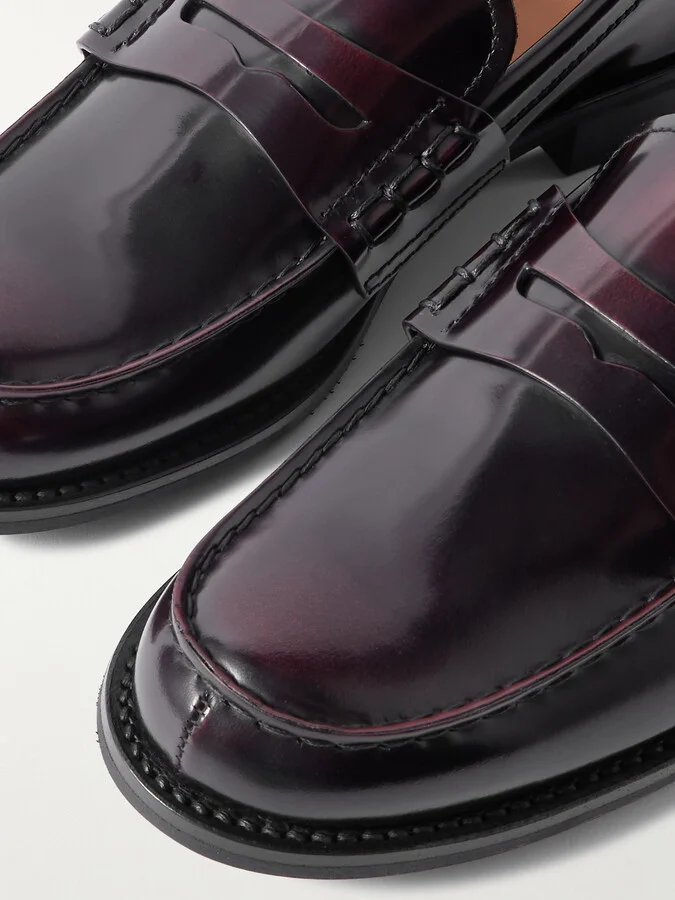 Church's - Pembrey W Leather Loafers - Burgundy - Image 4