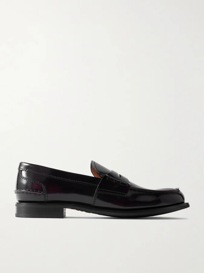 Church's - Pembrey W Leather Loafers - Burgundy