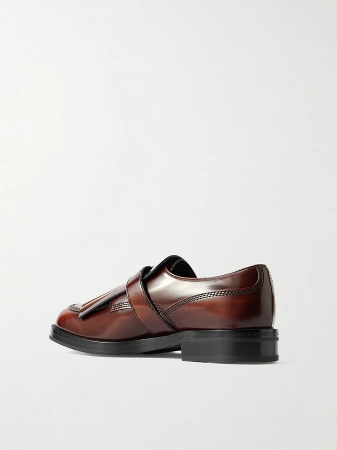Church's - Piper Fringed Glossed-leather Brogues - Brown - Image 3