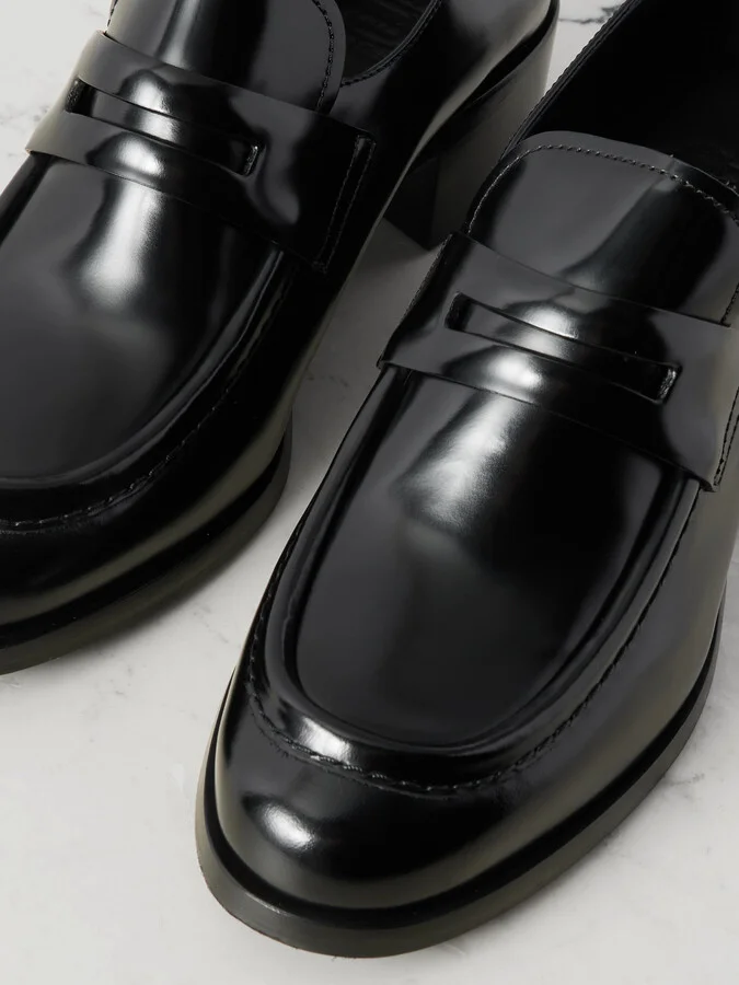 Church's - Prudence Glossed-leather Loafers - Black - Image 4